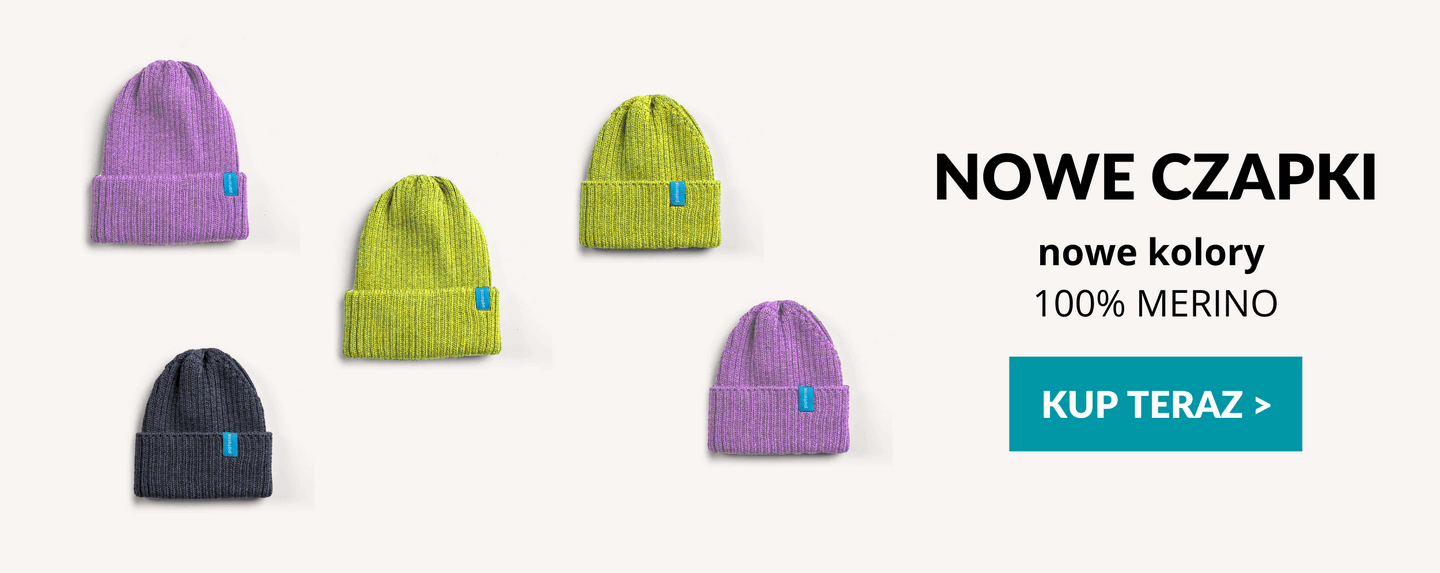 czapki z welny merino
