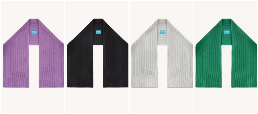 Szaliki z wełny merino - paterns blog