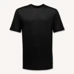 T-shirt z wełny merino męski czarny