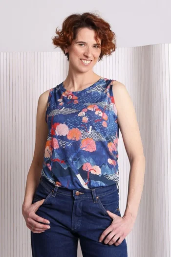 Top termoaktywny z wełny merino damski tengoku