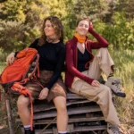 Koszulka z długim rękawem z wełny merino damska czarna