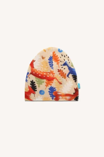 Czapka z wełny merino dla dzieci cienka woods