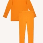 Two-pack: kids’ longsleeve and leggings orange