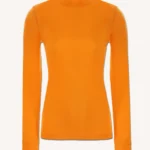 Women’s merino wool longsleeve active orange