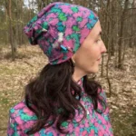 Symbol zastępczy Czapka z wełny merino cienka różowe papilio