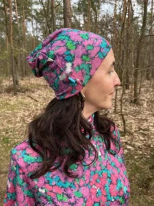 Czapka z wełny merino cienka pinkpilio