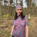 Symbol zastępczy Czapka z wełny merino cienka różowe papilio