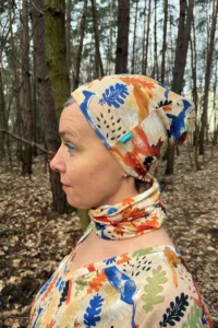 Czapka z wełny merino cienka woods