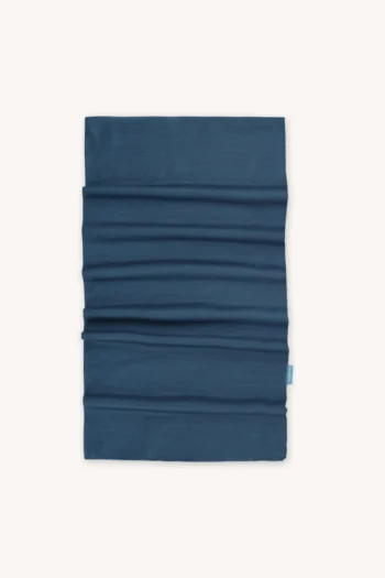 Komin chusta z wełny merino petrol