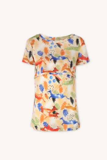 Koszulka do karmienia z wełny merino woods