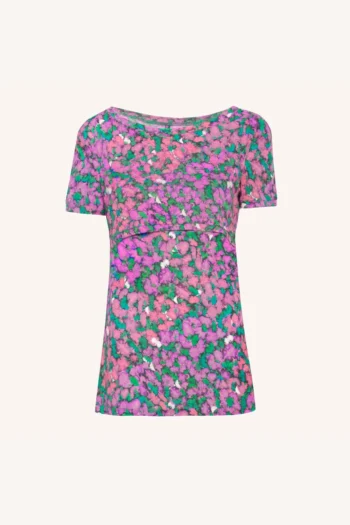 Koszulka do karmienia z wełny merino pinkpilio