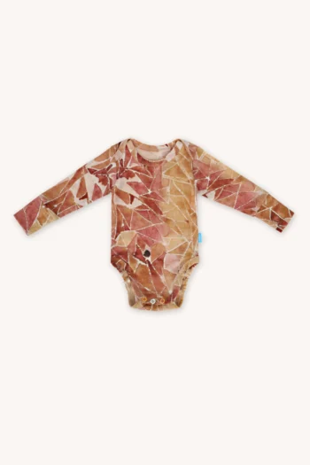 Body z wełny merino dla dzieci ginger gorpcore