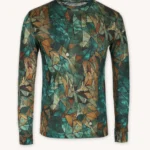 Koszulka z wełny merino z długim rękawem męska green gorpcore Koszulka z wełny merino z długim rękawem męska green gorpcore