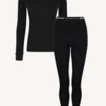 Dwupak: Bielizna damska góra i legginsy czarne