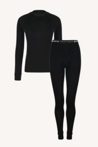 Dwupak: Bielizna damska góra i legginsy czarne