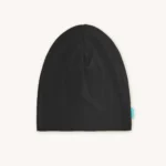 Czapka z wełny merino cienka czarna Czapka z wełny merino cienka czarna