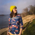 Koszulka z wełny merino z rękawem 3/4 tengoku Koszulka z wełny merino z rękawem 3/4 tengoku