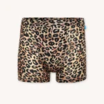 Bokserki termoaktywne z wełny merino męskie panterka