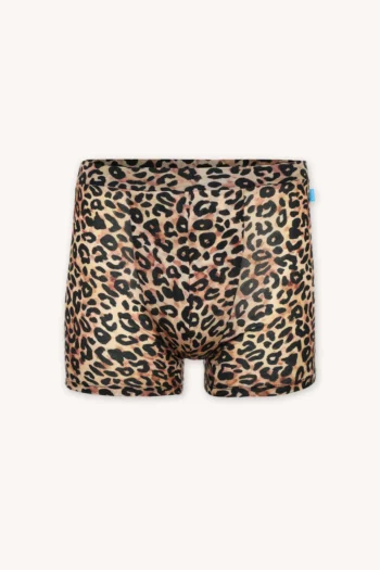 Bokserki termoaktywne z wełny merino męskie panterka