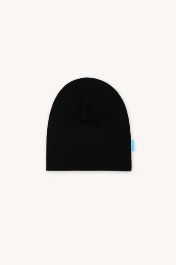 Czapka z wełny merino termoaktywna dla dzieci czarna