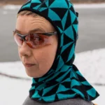 Kominiarka termoaktywna z wełny merino w trójkąty