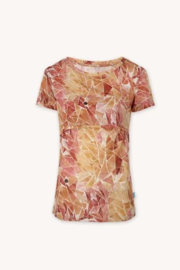 Koszulka do karmienia z wełny merino ginger gorpcore