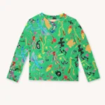 Bluzka dziecięca z długim rękawem z wełny merino pixie