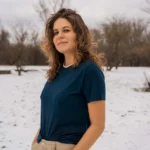 Koszulka z wełny merino prosta damska petrol Koszulka z wełny merino prosta damska petrol