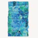 Komin chusta z wełny merino blue gorpcore