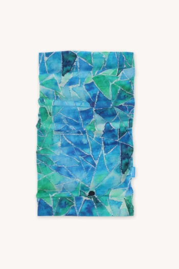 Komin chusta z wełny merino blue gorpcore