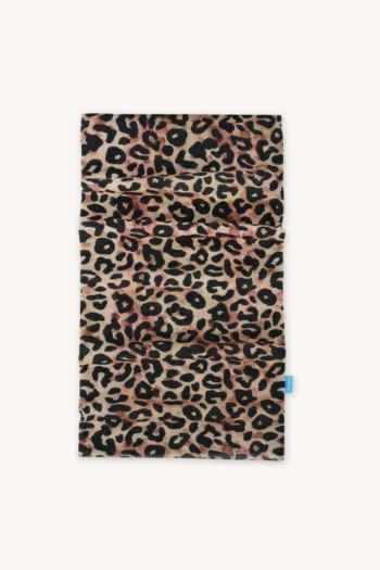 Komin chusta z wełny merino panterka