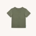 Koszulka z wełny merino dla dzieci zgaszona oliwka Koszulka z wełny merino dla dzieci zgaszona oliwka