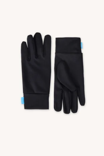 Rękawiczki cienkie liner z wełny merino czarne