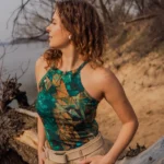 Tanktop z wełny merino damski green gorpcore Tanktop z wełny merino damski green gorpcore