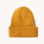 Czapka z wełny merino dla dzieci miodowa Czapka z wełny merino dla dzieci miodowa