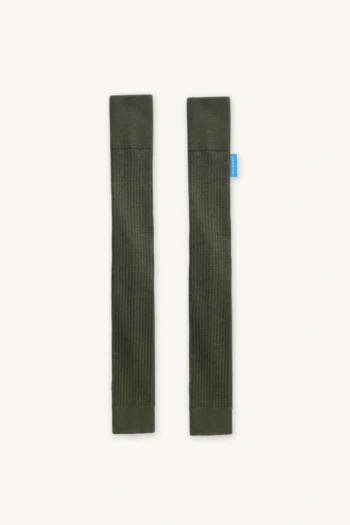 Getry ocieplacze na nogi z wełny merino oliwkowe