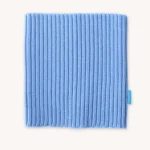 Komin z wełny merino ściągaczowy jasnoniebieski Komin z wełny merino ściągaczowy jasnoniebieski