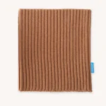 Komin z wełny merino ściągaczowy karmelowy Komin z wełny merino ściągaczowy karmelowy