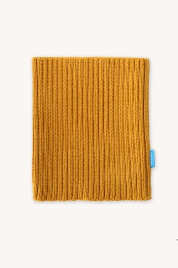 Komin z wełny merino dla dzieci miodowy