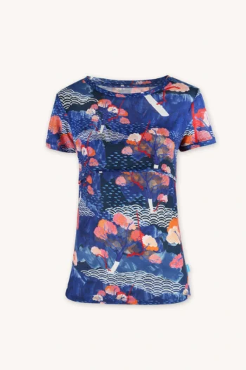 Koszulka do karmienia z wełny merino tengoku