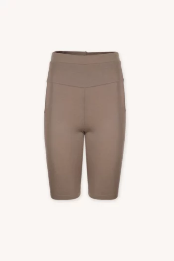 Kolarki z wełny merino damskie mocha
