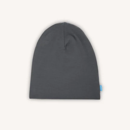 Czapka z wełny merino cienka szara Czapka z wełny merino cienka szara