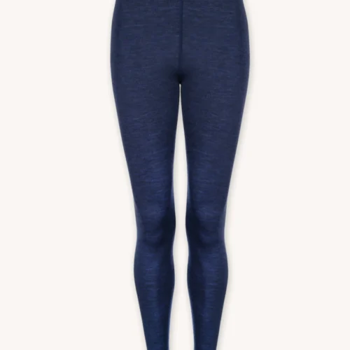 Legginsy termoaktywne z wełny merino 100% damskie denim