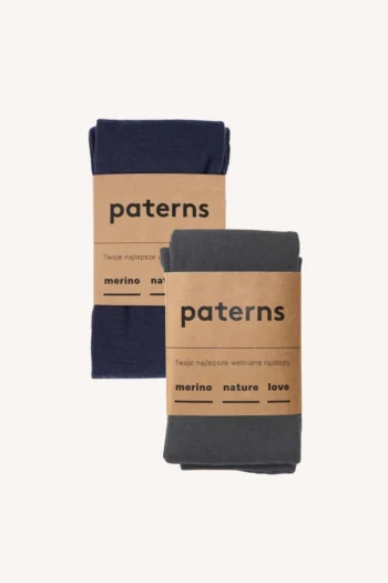 Dwupak: rajstopy szare i granatowe