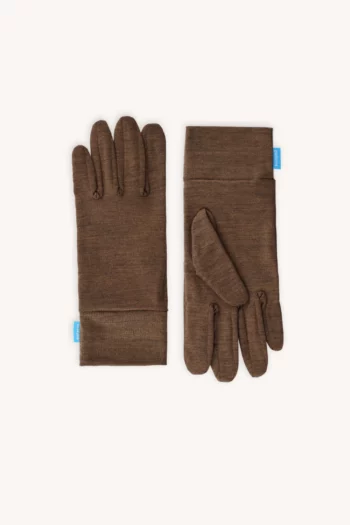 Rękawiczki cienkie liner z wełny merino beżowe