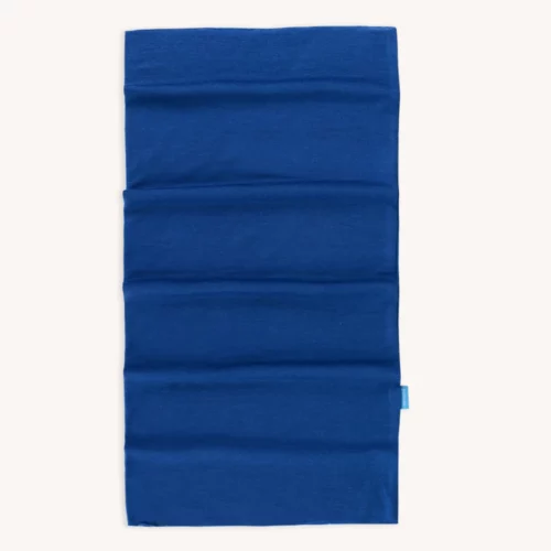 Komin chusta z wełny merino kobaltowy