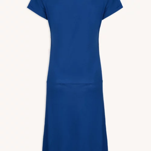 Koszulka z wełny merino ze stójką active damska letnia to damski top z wełny merino ze stójką, krótkimi rękawami i prostym, nieozdobionym designem idealnym na letnie aktywności.