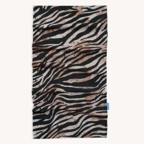 Komin chusta z wełny merino zebra