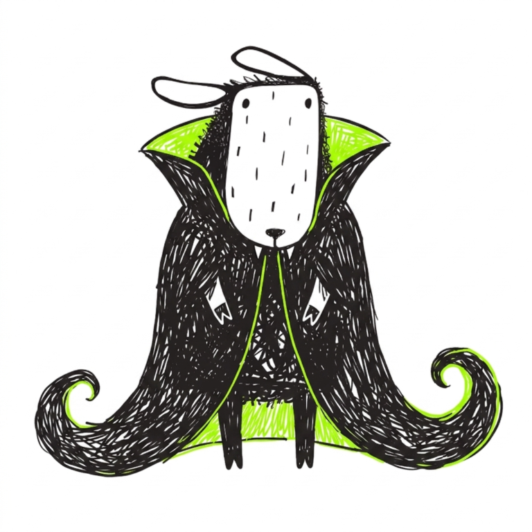 Merino wool illustration