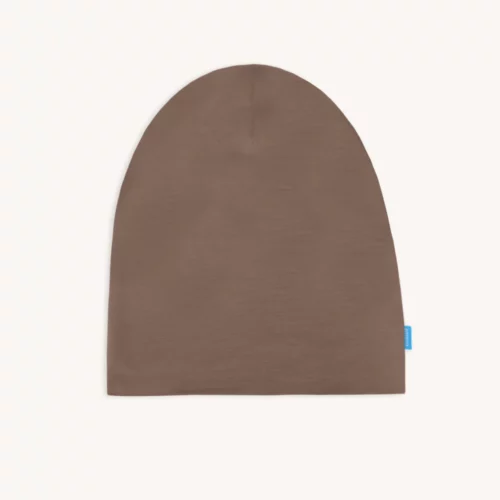 Czapka z wełny merino cienka mocha